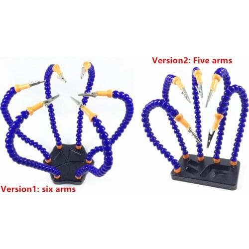 Helping Hands Third Hand Soldering Tool 5/6 Flexible Arms Six Arm Soldering Station for RC Drone