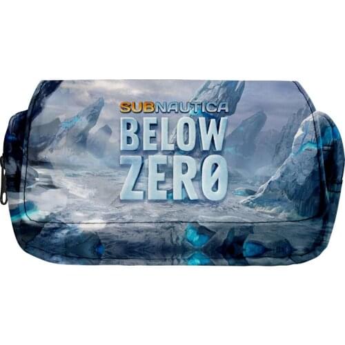 Subnautica Below Zero 3D Merch School large clutch bag, suitable for girls, boys, teenagers, cute double Kawaii bag, college