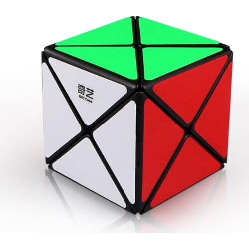 Qiyi X-shaped Strange Shape Twsited Puzze Magic Cube Educational Toys for Kid Brain Training Adult Playing Cube Kits