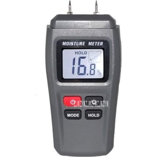 YHT01 Digital Wood Moisture Meter Hygrometer Timber Carton Damp Detector Tree Density Tester Wood Humidity Tester 0.0-99.0