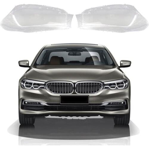 Car Headlight Left Right Cover Headlight Glass Protective Shell For Bmw 5 Series G30 38 Auto Exterior Transparent Accessories