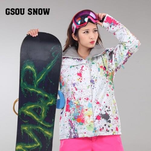 Women White Ski Jacket With Powder Skirt Female Waterproof Snowboarding Trekking Camping Outerwear Winter Outdoor Sportswear