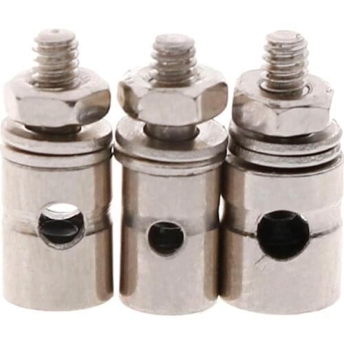 10Pcs RC Airplane Boat Pushrod Linkage Stopper Servo Connectors Adjustable Diameter Helicopter 2.1mm/1.8mm/1.5mm/1.1mm RC Boat