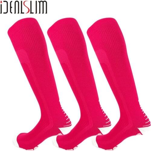 IDEALSLIM 3 Pairs Compression Plantar Fasciitis Socks Men Women Stockings Varicose Veins Knee High Socks