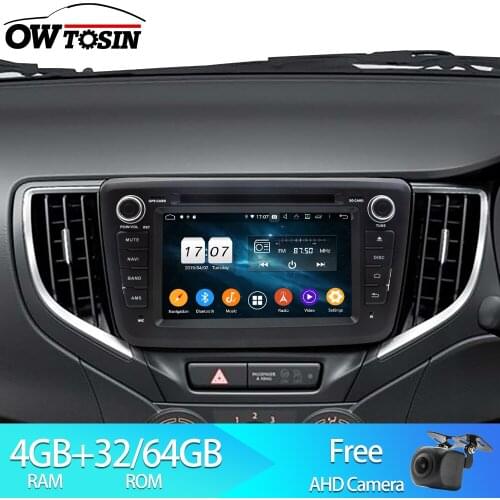 Owtosin 2 din Android 9.0 Car DVD Radio For Suzuki Baleno 2016 2017 2018 Car GPS Navigation Multimedia Player 4GB RAM 32GB ROM