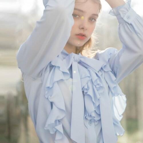 BAICLOTHING Blue Blouses