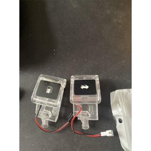 Tank Handle Button LED Lamp Trim For ALPHARD VELLFIRE 10 20 30