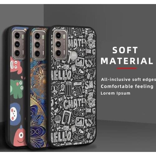TPU Cartoon Phone Case For MOTO G60/G40 Fusion Back Cover Soft Cute Original Frosted Fashion Design