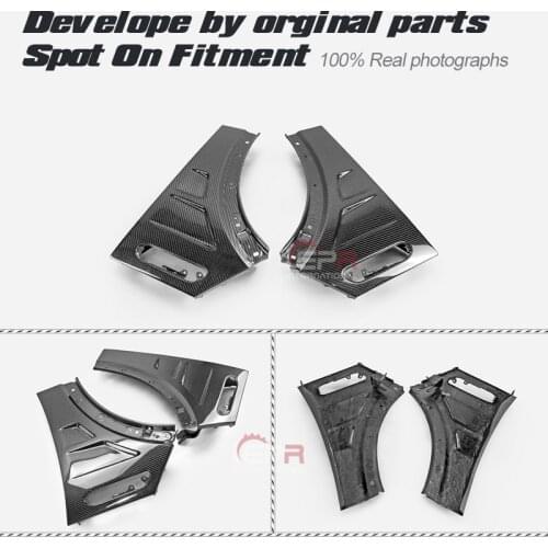 For R50 R52 R53 Mini Cooper S EPA Style Carbon Glossy Finished Front Fender Mudguards Accessories Body kits