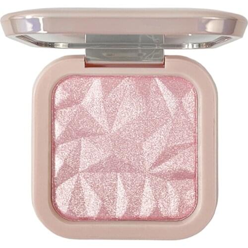 Hot Diamond Highlighter Powder Private Label Natural Nude Makeup Brighten The Face Delicate Glitter Portable Highlighter 8 Color