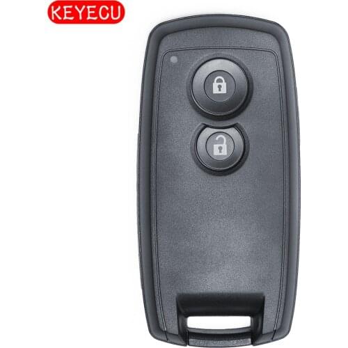 Keyecu 2 Button Remote Key Shell Case Fob for Suzuki Grand Vitara Swift SX4 SX-4 XL-7 2006-2012 Blade Optional