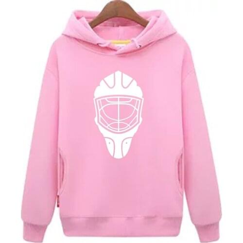 Cool Hockey Free shipping cheap unisex pink hockey hoodies Sweatshirt with a hockey mask for men & women