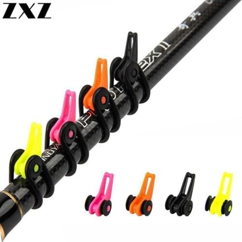 10pcs Hooks Device Plastic Fishing Keeper Rod Clip Pole Hook Fishing Hook Fishing Lure Hanging Holder Rock Tackle Accessories