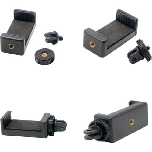 1Pc Selfie Sticks Tripod Mount Sports Camera Adapter to Phone Clip Clamp Camera Tripod Accessory