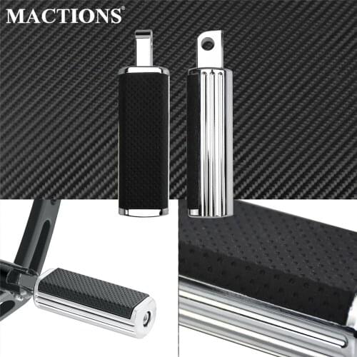 Motorcycle Male Mount Footrest Foot Pegs Chrome Pedal Footpeg For Harley Touring Softail Dyna Sportster Street Bob FLHR FLs