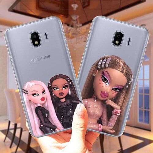 Cute Cartoon Doll Bratz Soft TPU Silicone Case Cover For Samsung Galaxy J3 J8 J6 J4 Plus 2018 J3 J5 J7 2017 J5 J2 Prime