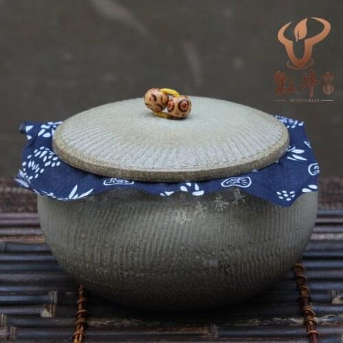 The new Yixing Yixing tea mix round belly bright glaze small pot tea storage tank manufacturer direct wholesale price