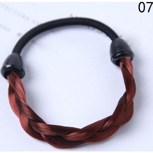 New Cute Girls Elastic Hair Rope Rubber Bands Braides Hair Accessories Wig Hair Ring Elastic Hair Band