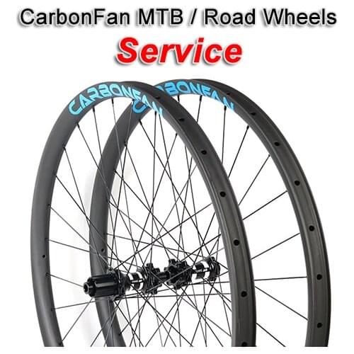 CarbonFan MTB / Road Wheels (a pair) Service
