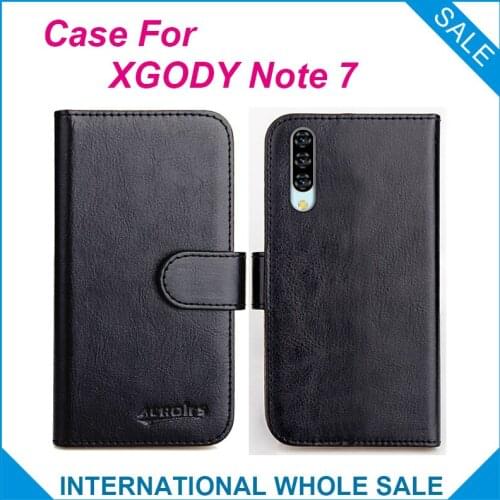 Original! XGODY Note 7 Case 6 Colors High Quality Flip Leather Wallet Case For XGODY Note 7 Cover Slots Phone Bag