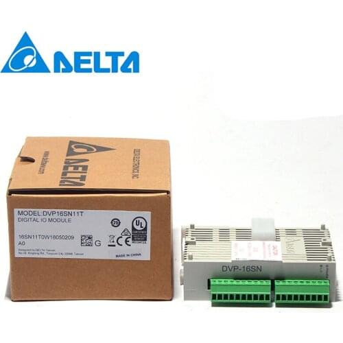 Original Delta DVP16SM11N DVP16SN11T PLC controller DC24V 16DI Digital Module