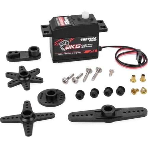 SURPASS HOBBY 3KG Plastic Gear Servo S0300P For 1: 12 Car Digital Servo RC Car Accessories Fine Workmanship