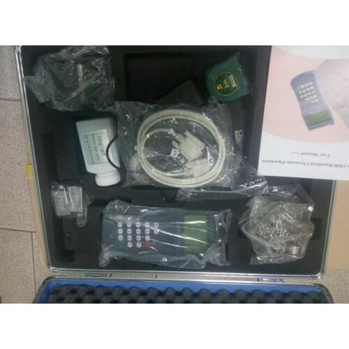 Portable ultrasonic flowmeter water digital flow meter sensor counter indicator flow device caudalimetro DN15-100mm DN50-700mm