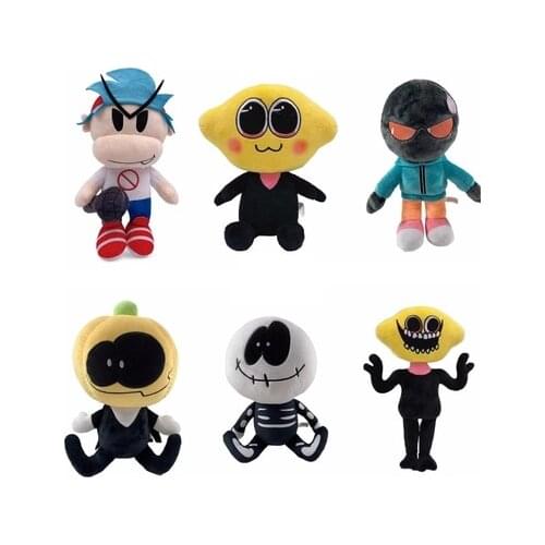FRIDAY NIGHT FUNKIN Games Cartoon characters Pumpkin Man skeleton Bomber Man Easter Props Plush toys dolls Gifts For Children