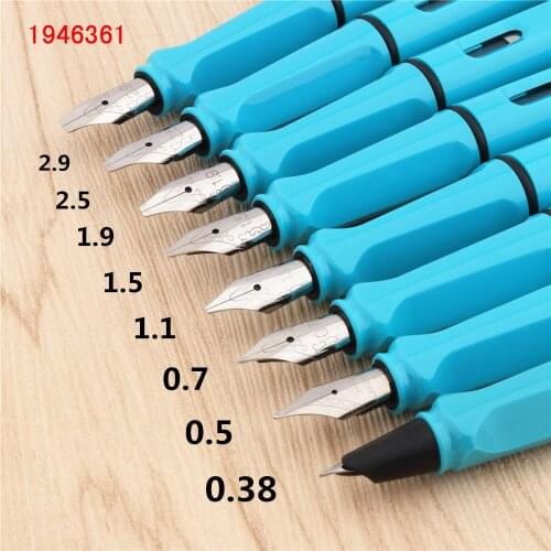 Luxury 873 Sky blue Gothic parallel to the art flower body art Flat Tip Vinyl Tibetan Arabic Fountain Pen Student office ink pen
