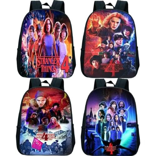 Mochila Stranger Things Season 4 Backpack For Kids Kindergarten Bags Girls School Bag Bookbag Start School Gift Toddler Knapsack