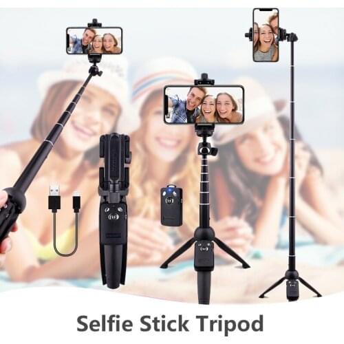 Foldable Wireless Bluetooth Selfie Stick Handheld Monopod Shutter Remote Extendable Mini Tripod For IPhone Android Ios Phone