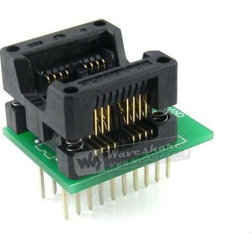 SOP8 TO DIP8 2-Units # SO8 SOIC8 Enplas IC Hot Socket Converter Module SOP8 to DIP8 Programmer Adapter For Sale
