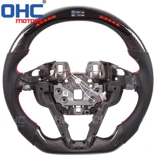 100% Real Carbon Fiber LED Steering Wheel for Fusion Mondeo