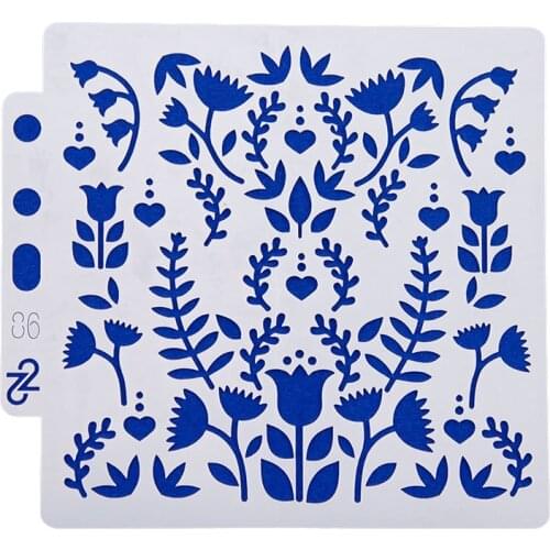 5pcs leaves flower Layering Stencilsr Spray stencil DIY Scrapbook photo album Decorative Embossing DIY Paper Card Crafts