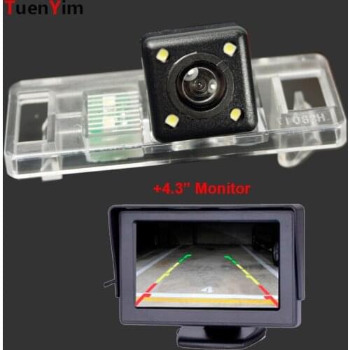 Waterproof Car Rear View Camera For Peugeot 307 307CC 308 308CC 3008 3008C 408 508/Lifan 520 X60 X80 with 4.3" LCD monitor