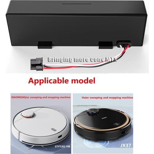 Robotic Vacuum cleaner Replacement Battery for Xiaomi STYTJ02 YM for Haier JX37 Accessory Spare Parts li-ion battery 5600mAh