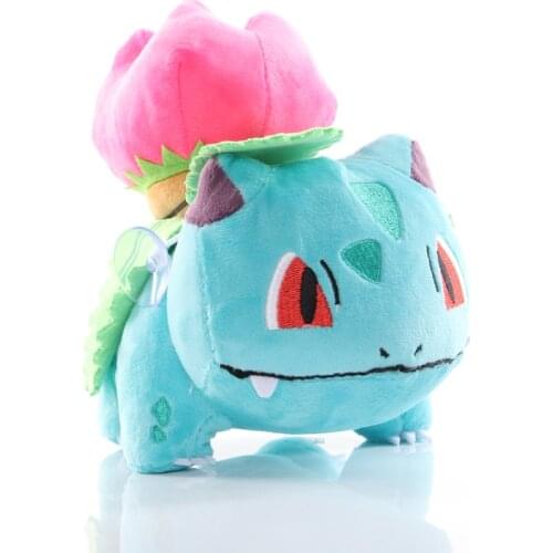 1pcs 17cm Venusaur Plush Toys Dolls kawaii Anime Venusaur Plush Pendant Soft Stuffed Toys Doll Gifts for Children Kids