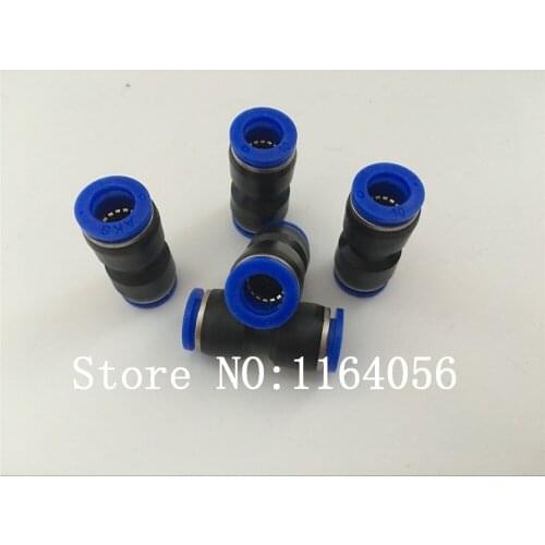 10) Tube OD 10mm Push In One Touch Straight Pneumatic Jointer Connector Coupler
