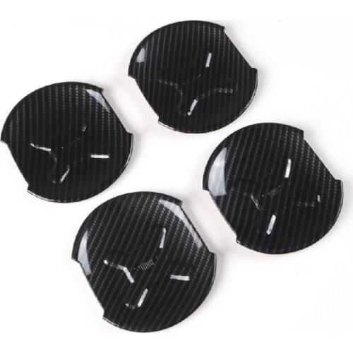 4Pcs Automobile Outer Door Bowl Guard Bowl Door Handle Bowl Cover Decoration for Jeep Renegade 2015-2018