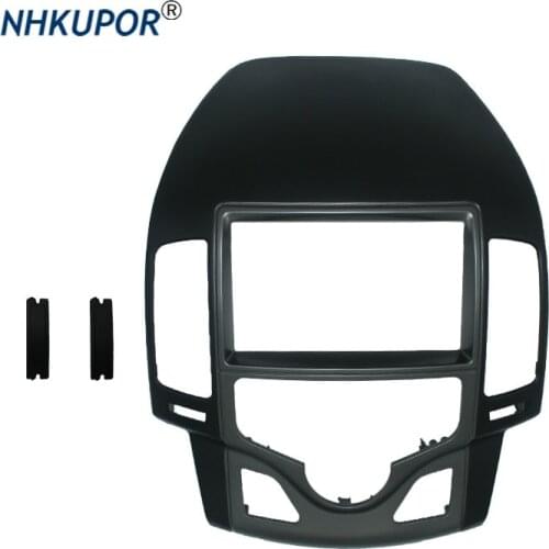 2 Din Car Frame Panel For Hyundai I30 2008-2011 2DIN (AUTO AC, KOREAN, LHD) Auto Stereo Radio Fascia kit Installation CD Trim