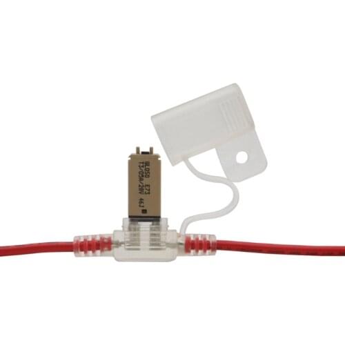 Mini Car Fuse Holder Small Medium Size Tap-to-Circuit Adder Adapter 5A 6A 7.5A 10A 15A 20A 25A 30A Standard Blade Fuse