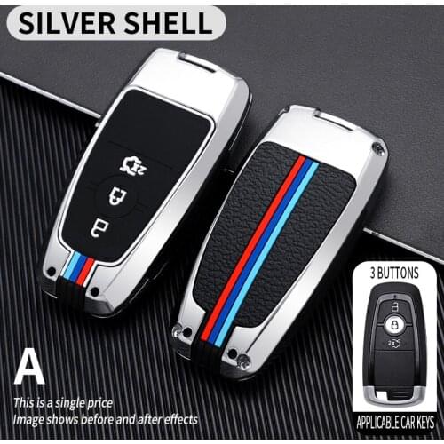 Car Key Case for Ford Fusion Mustang Explorer F150 Edge Mondeo Mk5 Focus Mk4 2019 2020 2021 Covers