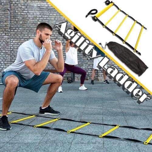 Agility Ladder Training Flexible Pace Fitness Football Agility Speed Ladder Staircase Football Speed Ladder Equipment