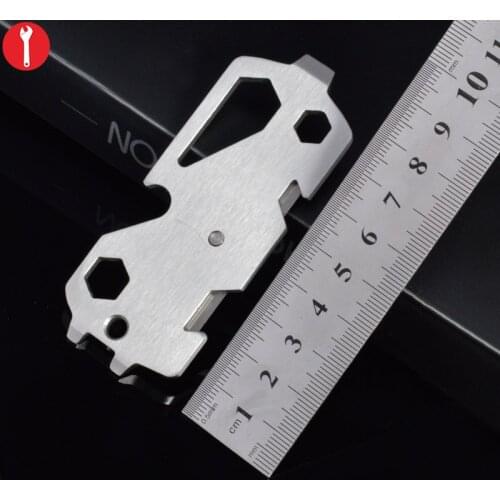 Pocket Multi Tools EDC Tools with Rope Cutter Bottle Opener Screwdriver Wrench for Survival