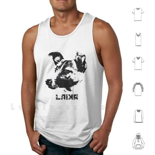 Laika - First And Best Girl In Space. tank tops vest sleeveless Dog Dogs Laika Russia Soviet Soviet Union Dog Lover