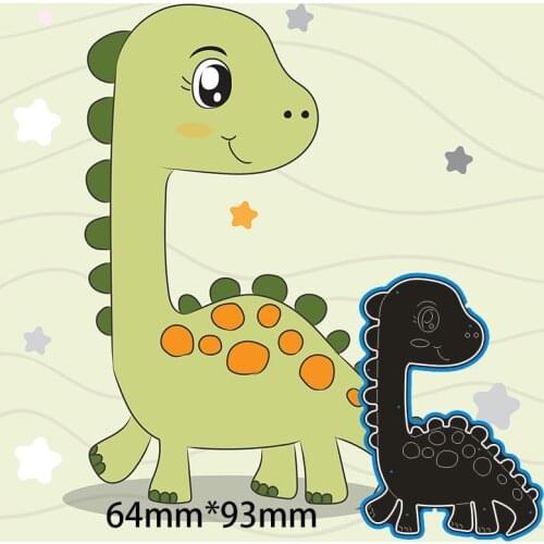 64*93mm Little Cute Dinosaur Metal Dies for 2020 New Stencils DIY Scrapbooking Paper Cards Craft Making New Craft Decoration