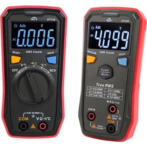 Multimeter 4000 Counts Digital Multimeter with DC AC Voltmeter & Ohm Volt Amp Tester with NCV Function Tests Live Wire