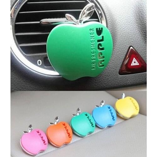 Apple Shape Car Air Freshener Interior Car Air Conditioning Vent Perfume Air Freshener High Quality New Arrival!2021