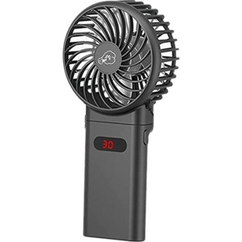 Mini Handheld Fan,Portable Foldable USB Fans with LED Display,Rechargeable Battery Fan for Office Outdoor Home Traveling