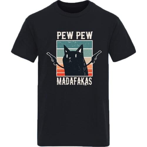 Pew Madafakas Oversize Round Neck Tshirt Mans High Quality Short Sleeve Tops Male Retro Hipster 2020 Plus Size Homme Camisetas